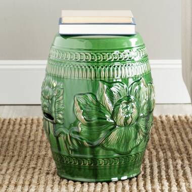 Emerald green garden deals stool